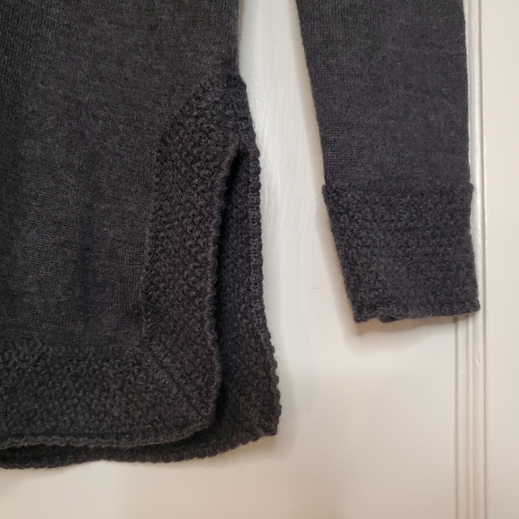 Tory Burch Merino Wool Tunic – Size XS – Dark Grey - Picture 3 of 6